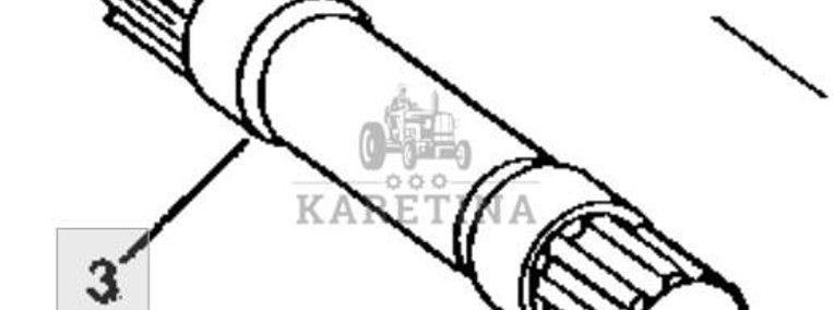 John Deere 7600 7700 7800 Wał Wahliwy R117816 R53658 L75783-1