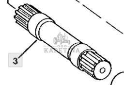 John Deere 7600 7700 7800 Wał Wahliwy R117816 R53658 L75783