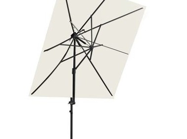 vidaXL Parasol wiszący z podwójną czaszą, 250x250 cm, piaskowy-1