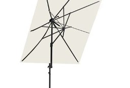 vidaXL Parasol wiszący z podwójną czaszą, 250x250 cm, piaskowy