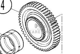 Massey Ferguson 7718S 7718 S 1804A DYNA 6 Koło Zębate Zębatka Zębnik Skrzyni Biegów CZĘŚCI 3796371M2