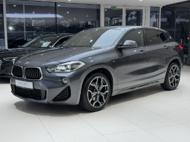 BMW X2 sDrive18i, M-SPORT X, LED, Salon PL, 1-wł, FV-23%, gwarancja, DOSTAW-1