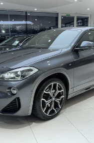 BMW X2 sDrive18i, M-SPORT X, LED, Salon PL, 1-wł, FV-23%, gwarancja, DOSTAW-2