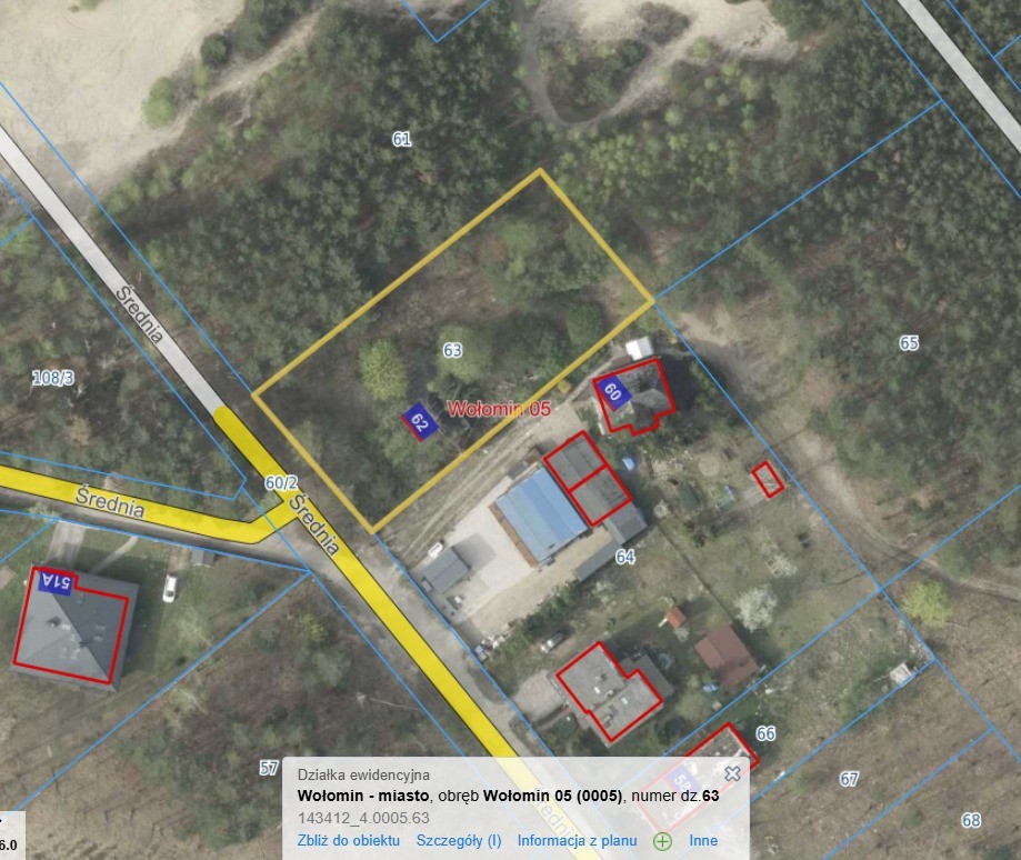 Działka budowlana 1659 m² Wołomin – świetna lokalizacja, potencjał inwestycyjny - Widok 6