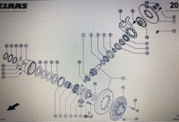 CLAAS 00 0580 748 0/Claas koło koronowe/Claas Xerion 3300 3800