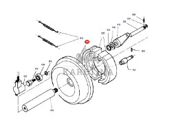 Massey Fergusson MF 30 32 - szczęki hamulcowe D28182112