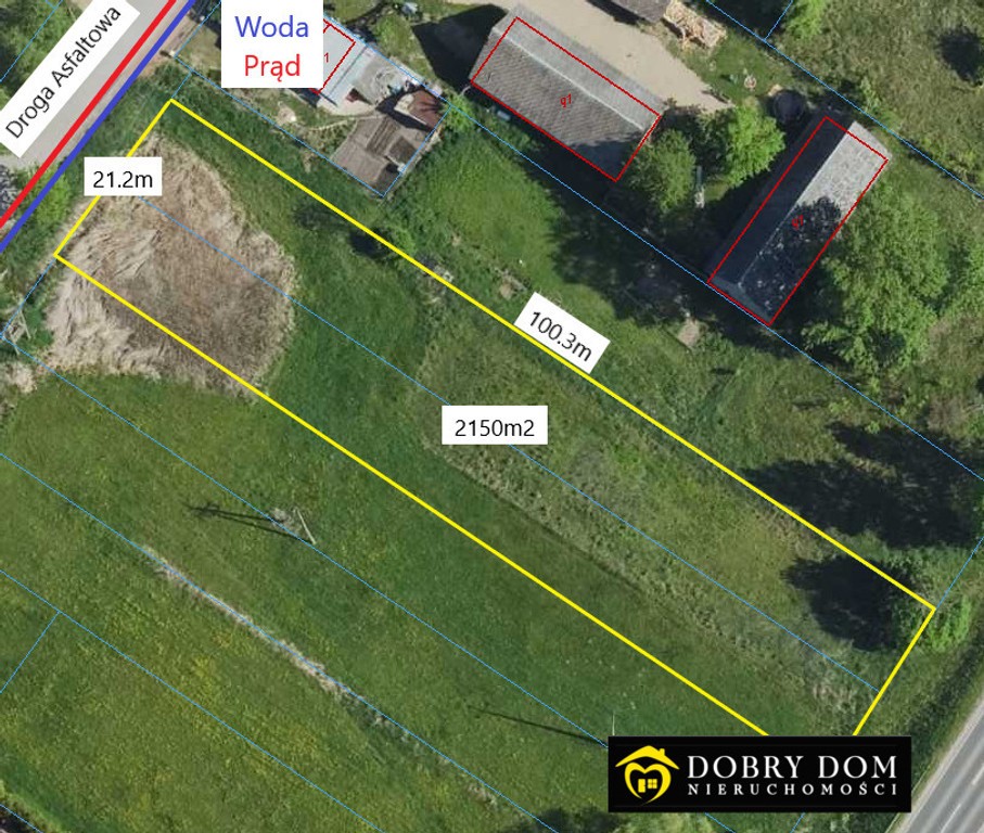 Działka 2150 m² Zadworzany, gm. Sokółka, Sokółka