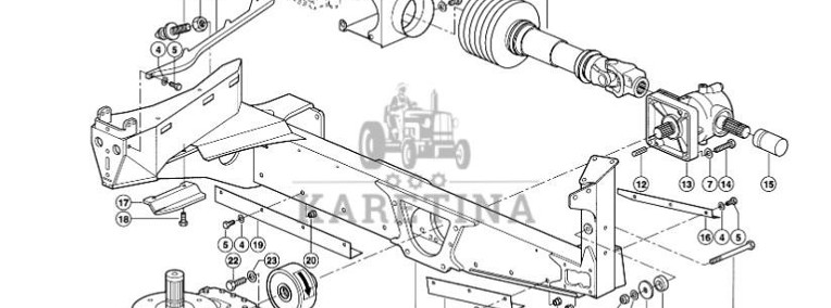Claas RU600 - wałek przegubowy 0009965272-1