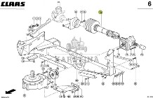 Claas RU600 - wałek przegubowy 0009965272
