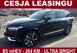 Volvo XC90 V ULTRA BRIGHT B5 264KM AWD Benzyna mHEV, POLSKI SALON, CESJA LEASINGU