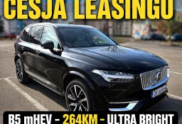 Volvo XC90 V ULTRA BRIGHT B5 264KM AWD Benzyna mHEV, POLSKI SALON, CESJA LEASINGU