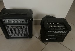 Gitara elektryczna i dwa piecyki i gitara akustyczna z pokrowcami