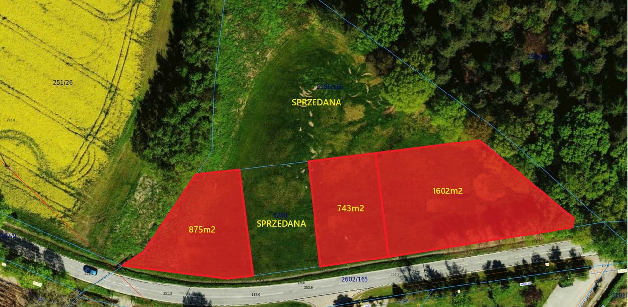 Duża działka przy lesie | 1602 m² | 300tys - Widok 6