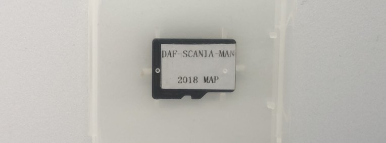 Karta microSD DAF-MAN-SCANIA Truck pełna EU-1