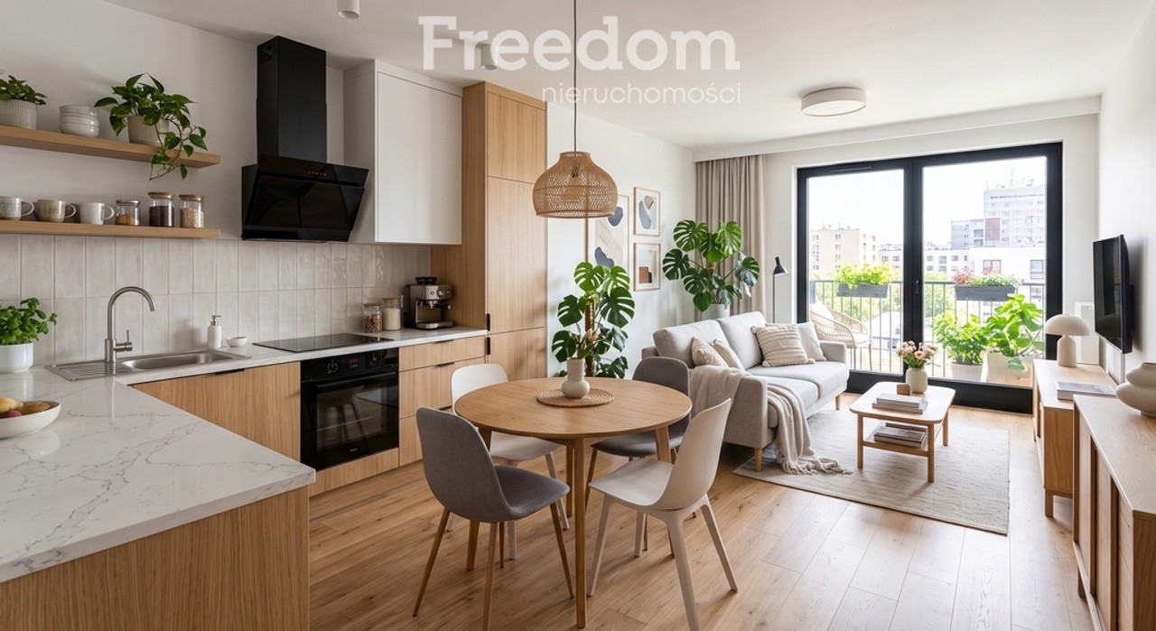 Apartament 2 pokoje z balkonem w Wilanowie