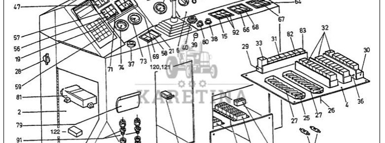 Case Mammut 7400 - rozdzielacz hydrauliczny 04-120648-1