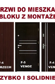 Drzwi  ZEWNĘTRZNE WEJŚCIOWE do mieszkań w bloku- domu  wewnątrzklatkowe.-2