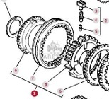 Massey Ferguson 3690 Pierścień Synchronizatora Synchronizator CZĘŚCI 3616410M91