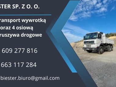 Kruszywa drogowe, transport wywrotką Bieszczady!-1