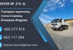 Kruszywa drogowe, transport wywrotką Bieszczady!