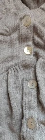 (36/S) ZARA/ Szara , dzianinowa bluzka rozkloszowana z Madrytu/ tunika-3