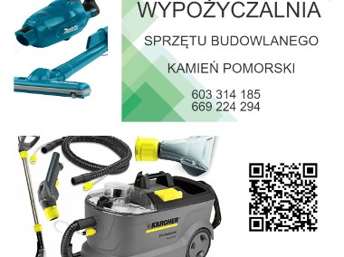 Odkurzacz piorący Karcher 10/1. Odkurzacz Makita akumulatorowy. Wynajem. -1