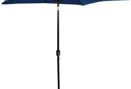 vidaXL 3-poziomowy parasol na aluminiowym słupku, niebieski, 2x2 m