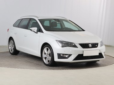 SEAT Leon III , Salon Polska, Skóra, Klimatronic, Tempomat, Parktronic,-1