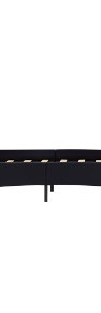 vidaXL Rama łóżka, czarna, sztuczna skóra, 140 x 200 cm 285453-4