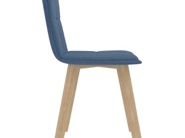 vidaXL Krzesła stołowe, 2 szt., niebieskie, tapicerowane tkaniną289494-1