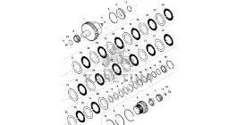 John Deere 9470RX - Wał RE590410 (Przekładnia Power Shift)