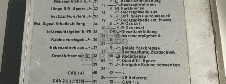 Claas Xerion 3300 Moduł / Sterownik XIF 597788.0 | 597788.1 | 597788.2-1