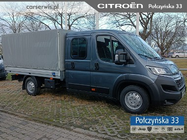 Citroen Jumper L4 2.2 BlueHDI 140KM S&S| Podwójna kabina | Skrzynia z plandeką-1