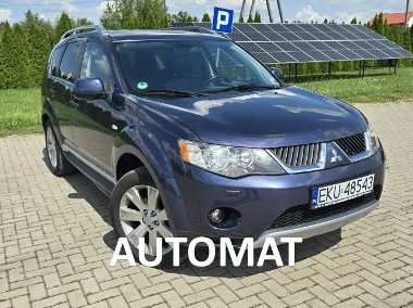 Mitsubishi Outlander II 2,4benz Automat.Napęd 4x4.Szyberdach.Skóry.7 osobowe.Tempomat-1