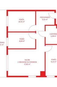 Mieszkanie, sprzedaż, 60.45, Gdańsk, Jasień-2