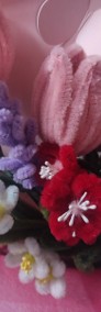 Flowerbox box z kwiatami prezent dzień matki rękodzieło dekoracja NOWOŚĆ!!!-3