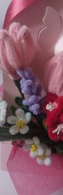Flowerbox box z kwiatami prezent dzień matki rękodzieło dekoracja NOWOŚĆ!!!-4