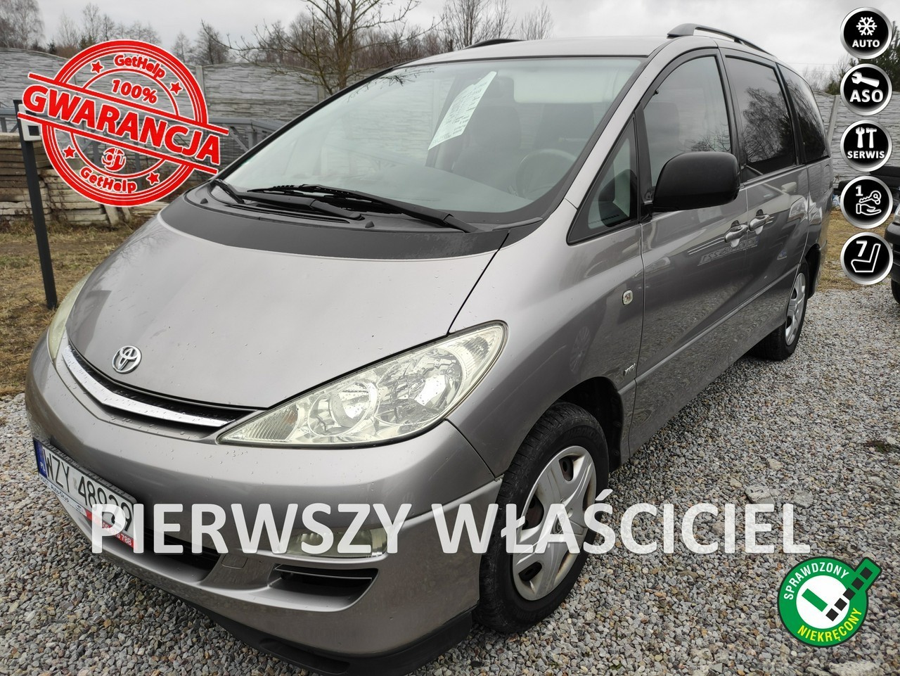 Toyota Previa II Bez rdzy! Zadbana 8- kół Polecam