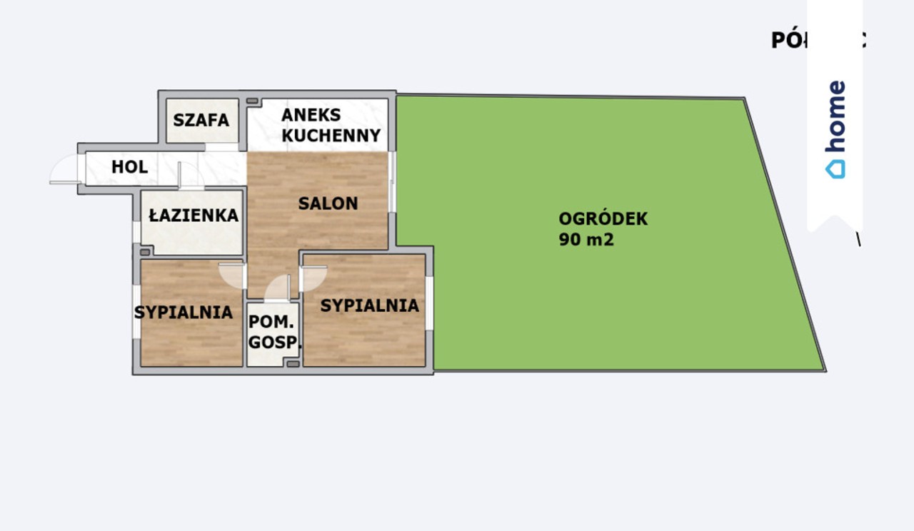 Mieszkanie na sprzedaż, 3 pokoje, 51 m², Skawina