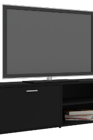 vidaXL Szafka pod TV, czarna, 120x34x37 cm, płyta wiórowa801153-2