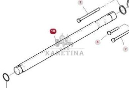 Fendt 930 933 936 939 942 Vario Gen 6 Wał Womu WOM CZĘŚCI 961150220070