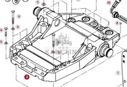 Fendt 414 415 Vario Pokrywa Obudowy Skrzyni Biegów H411101050011 411101050011