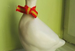 Ceramiczna figurka gęsi ze szwedzkiej manufaktury Kullabygde
