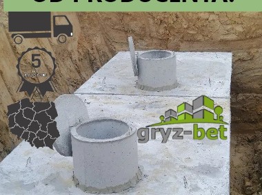 Szambo ekologiczne betonowe 4m3 na gnojówkę ścieki wodę-1