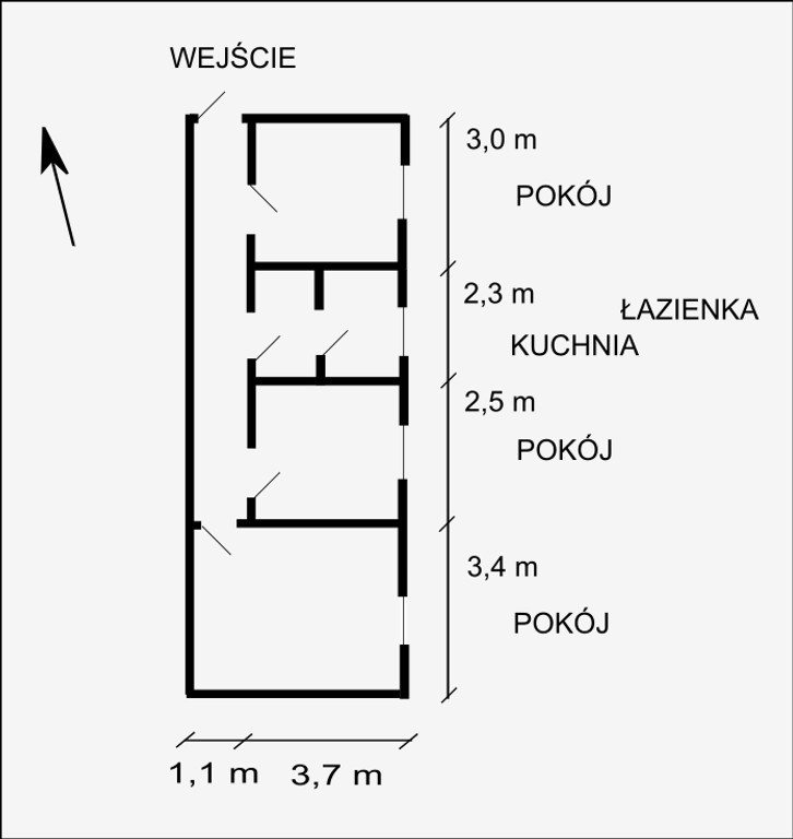 Przy Politechnice Inwestycyjne 3 pokoje oddzielna kuchnia miejsce postojowe - Widok 6