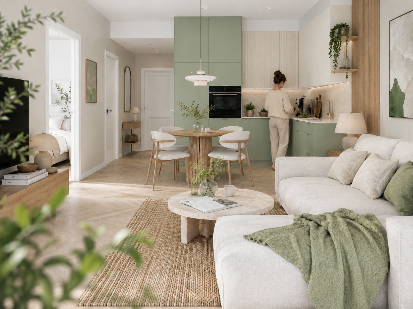 3 pokoje z własnym ogrodem | 56,68 m² | miejsce postojowe w cenie