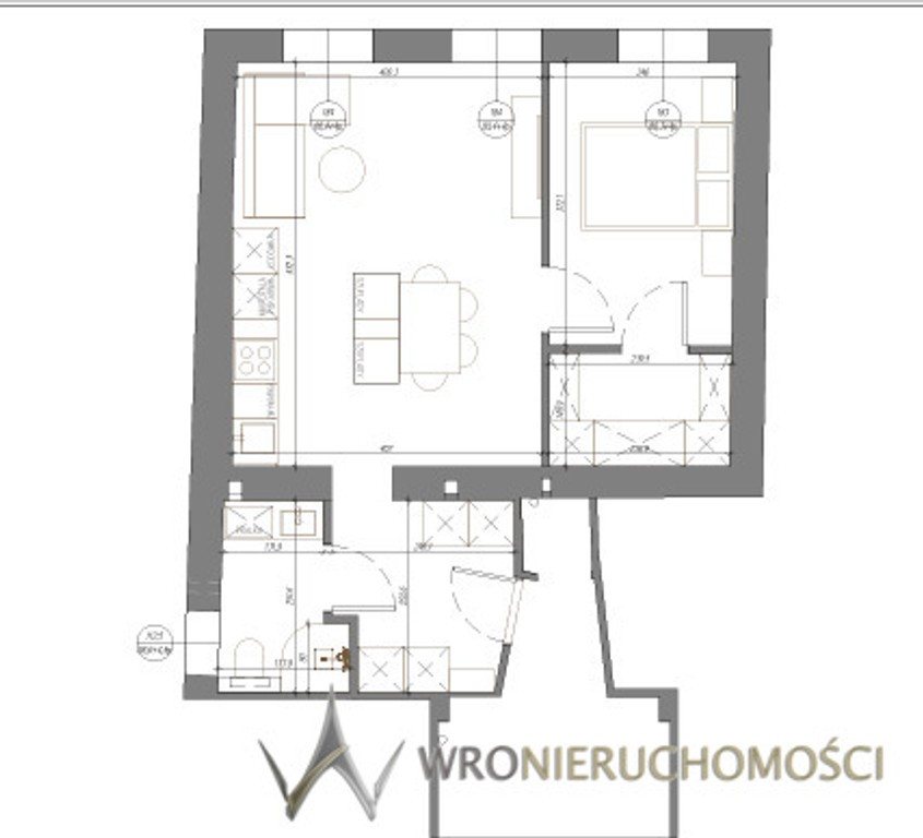 44 m² | Centrum | Potencjał na 3 pokoje - Widok 6