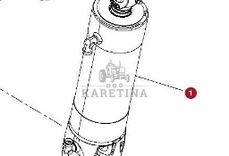 Fendt 930 933 936 942 GEN 7 Siłownik Hydrauliczny Tylnego TUZ CZĘŚCI H218PB400102A