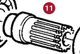 Fendt Favorit 514 Wał Napędu Pompy CZĘŚCI 514100490020