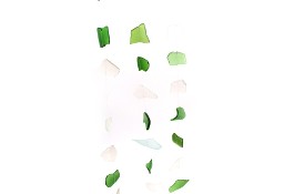 Szklany Dzwonek Wietrzny – Green and White